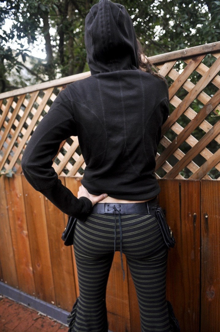 Leather Utility Belt with large pouches for your on the go needs in Brown