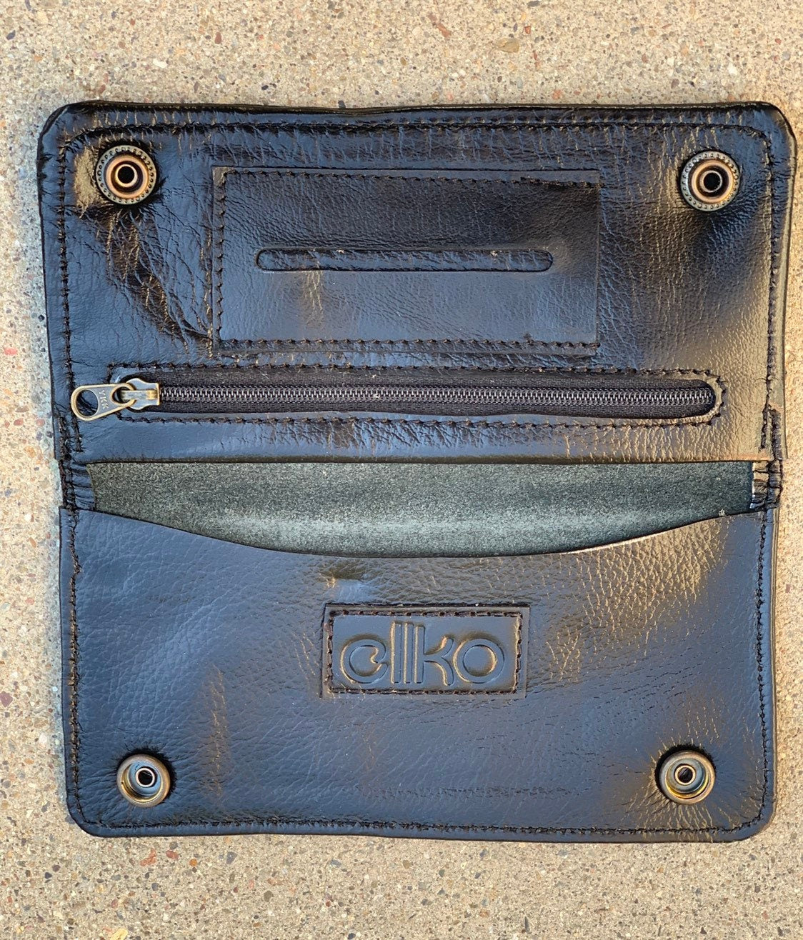 Black Soft Leather Tobacco Pouch | Tobacco Case
